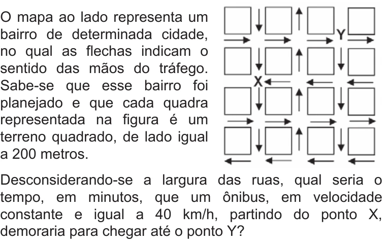 Enunciado original completo da questão 138 do ENEM 2009 - 2º Dia - Caderno 6 - Cinza, página 20.