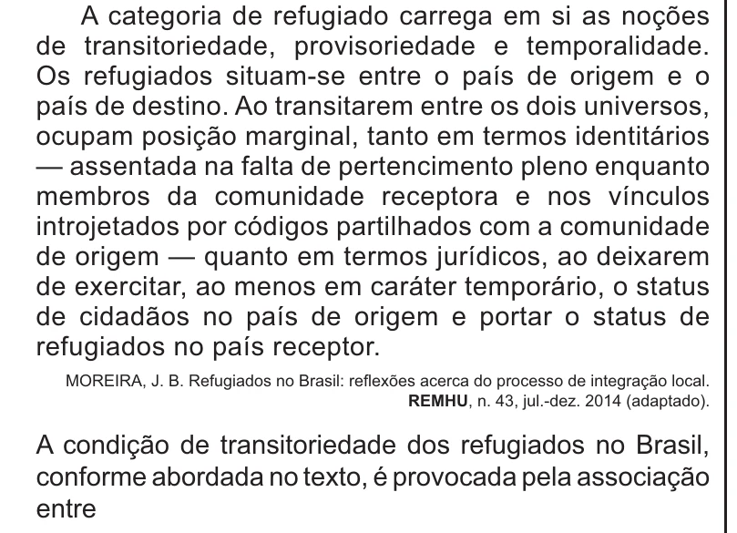 Enunciado original completo da questão 76 do ENEM 2021 - 1º Dia – Caderno 2 – Amarelo – Aplicação Regular, página 29.