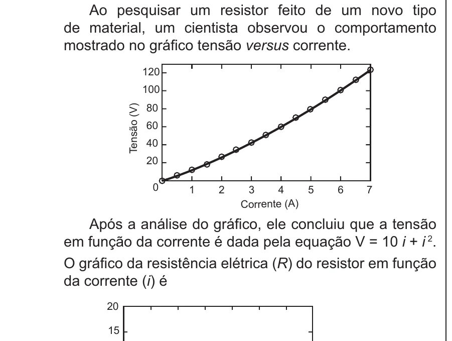 Enunciado original completo da questão 110 do ENEM 2018 - 2º Dia - Caderno 5 - Amarelo – Aplicação regular, página 7.