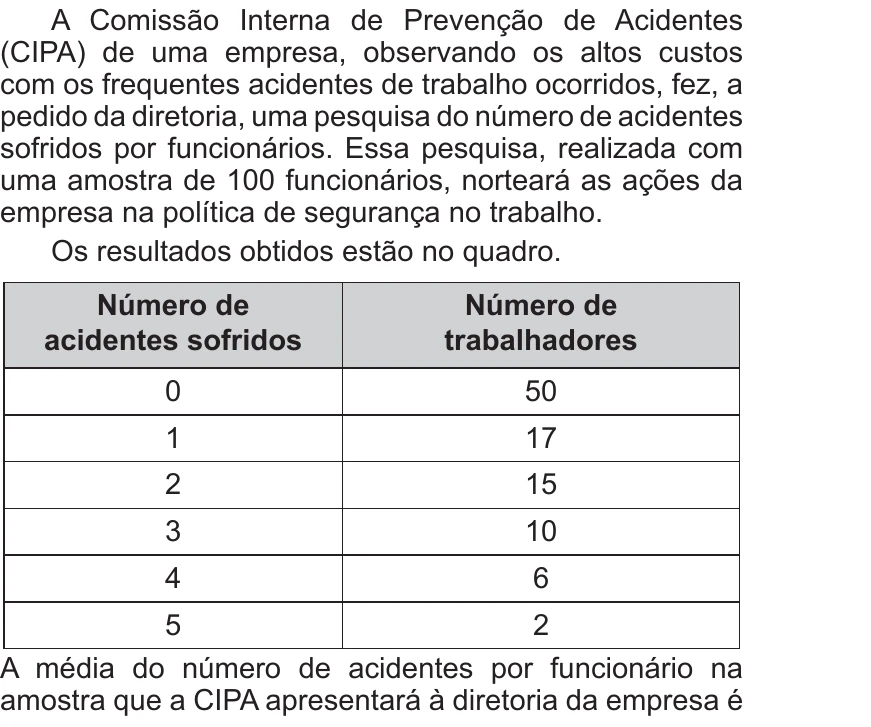 Enunciado original completo da questão 154 do ENEM 2018 - 2º Dia - Caderno 5 - Amarelo – Aplicação regular, página 21.