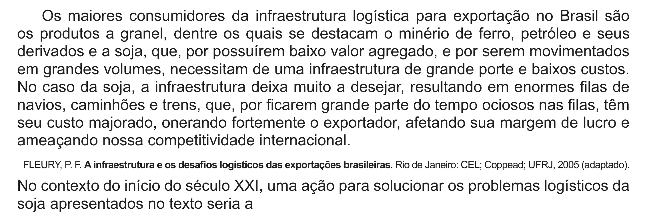 Enunciado original completo da questão 56 do ENEM 2017 - 1º Dia - Caderno 1 - Azul (Ampliada) – Aplicação regular, página 47.