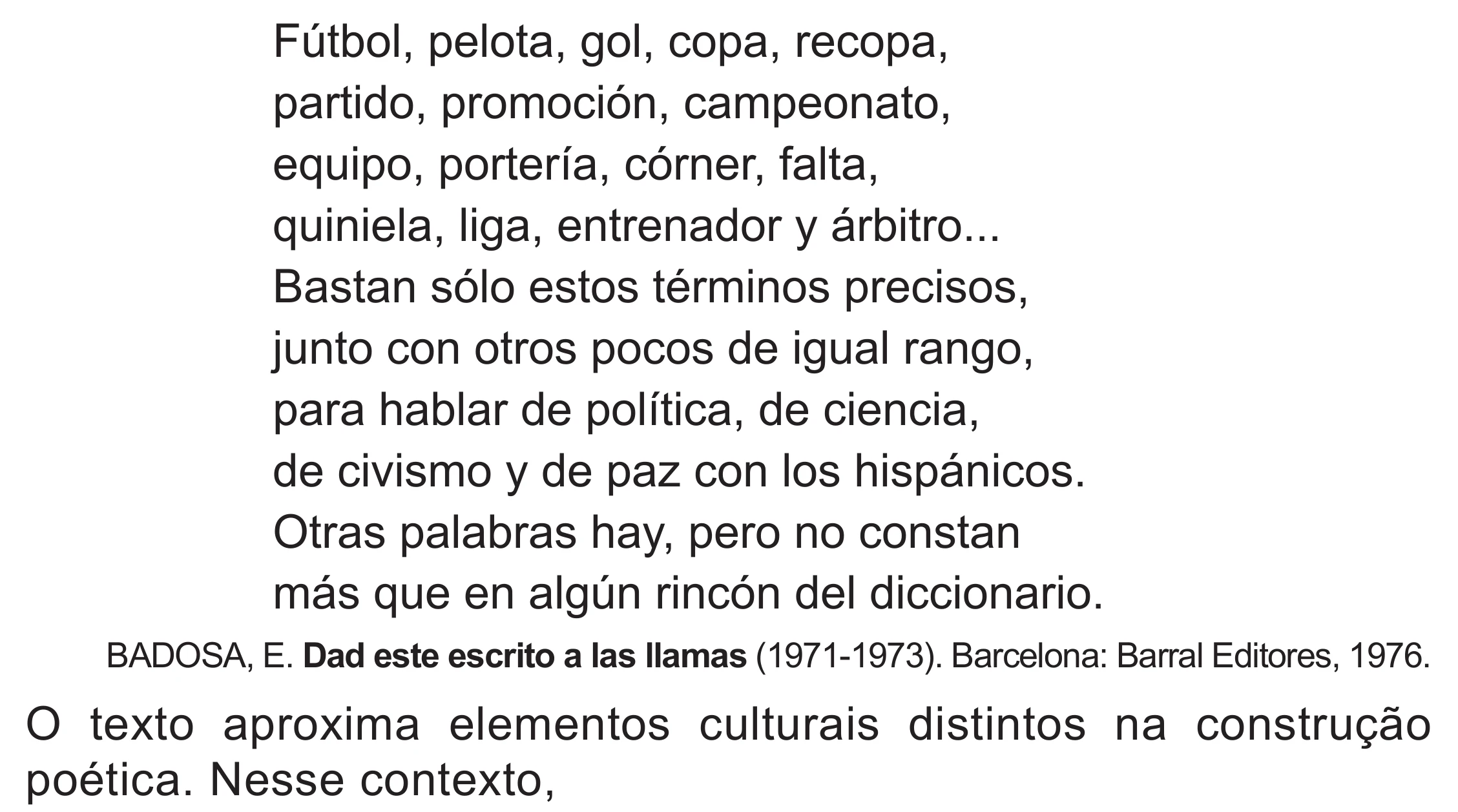 Enunciado original completo da questão 5 (espanhol) do ENEM 2022 - 1º Dia – Caderno 3 – Branco (Superampliada) – Reaplicação/PPL, página 11.