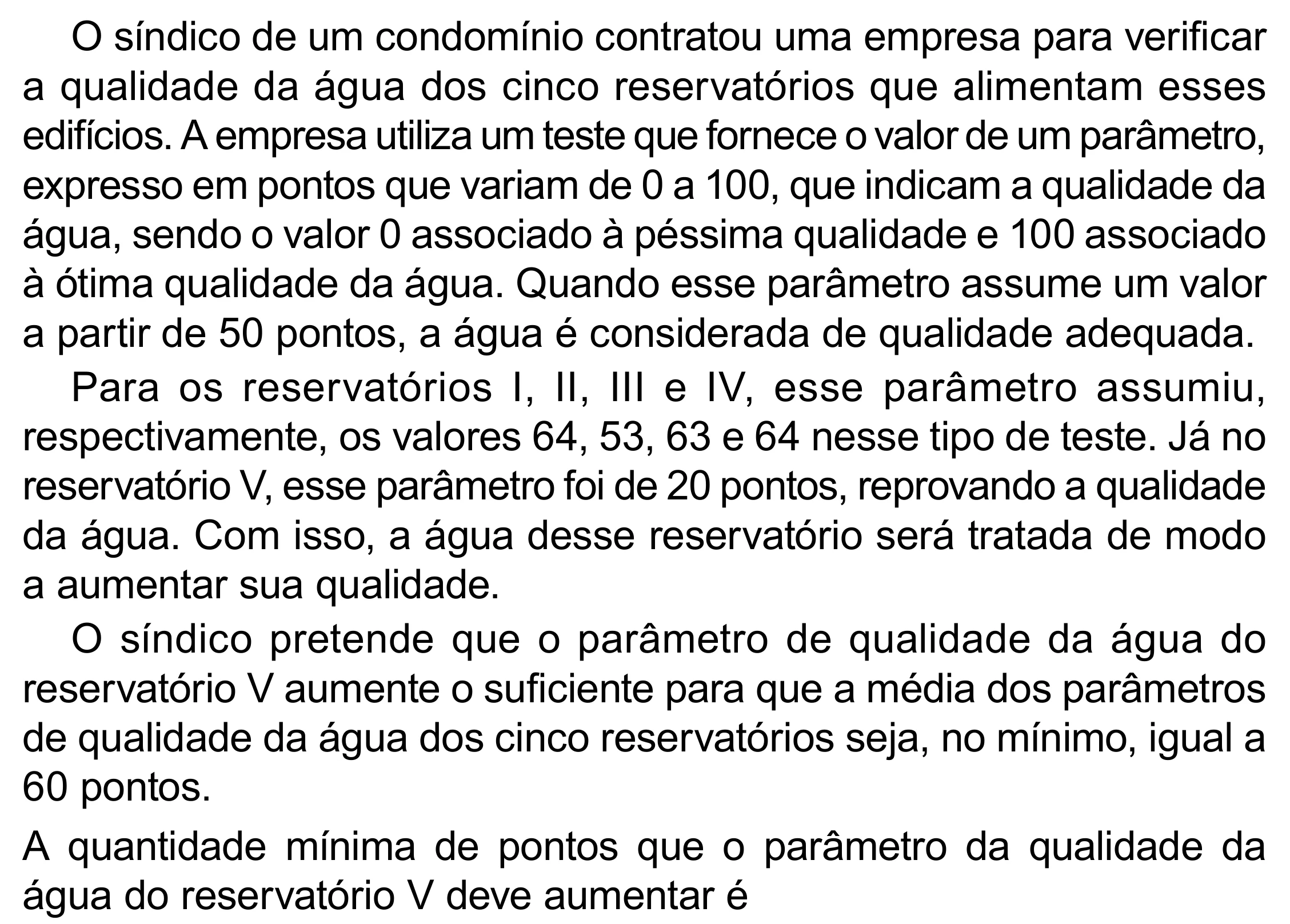 Enunciado original completo da questão 165 do ENEM 2023 - 2º Dia – Caderno 8 – Rosa (Superampliada) – Reaplicação/PPL, página 80.