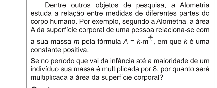 Enunciado original completo da questão 165 do ENEM 2012 - 2º Dia - Caderno 6 - Cinza – Ledor, página 28.