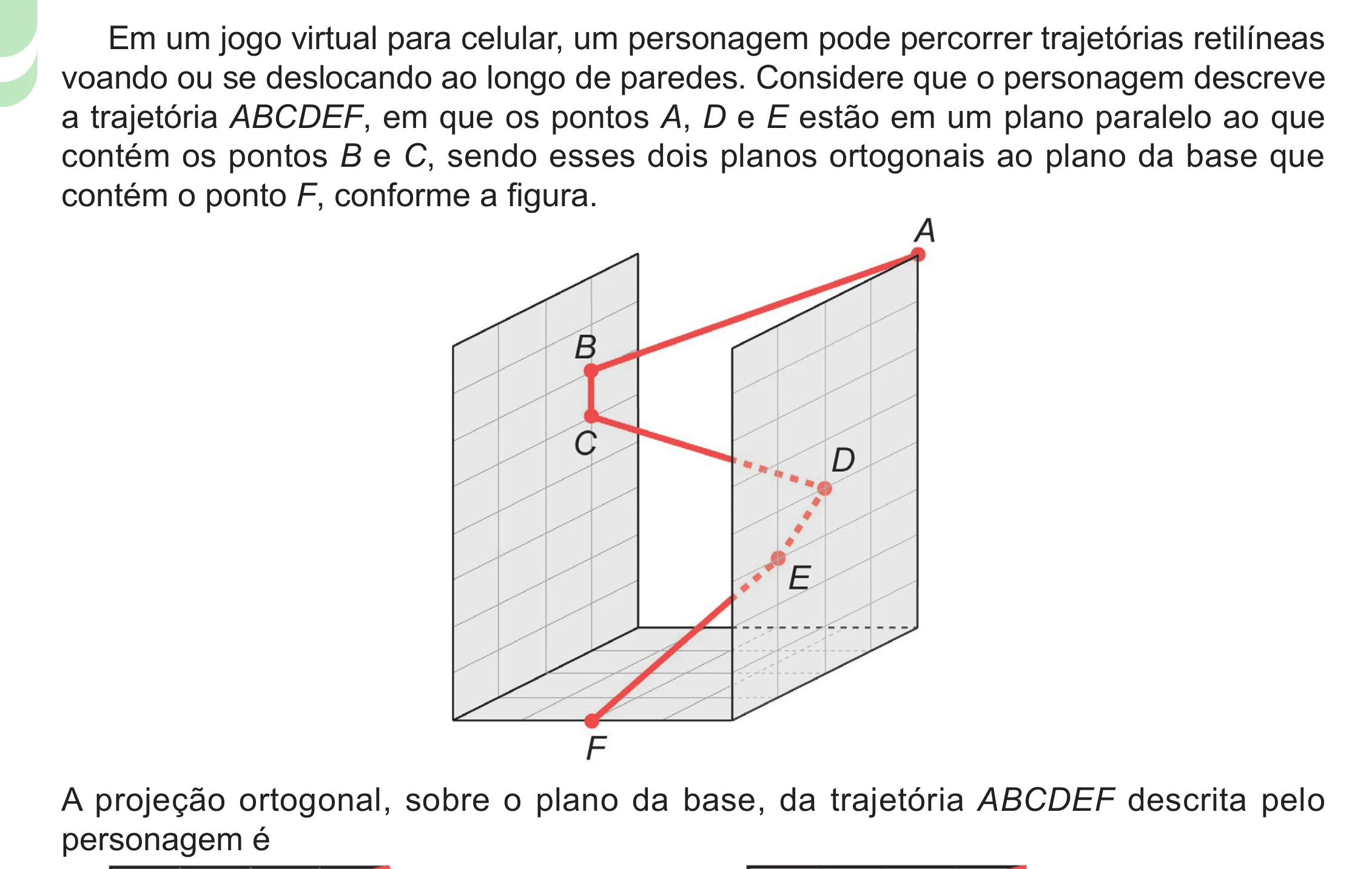 Enunciado original completo da questão 168 do ENEM 2024 - 2º Dia – Caderno 8 – Verde – Aplicação Regular - (Ampliada), página 52.