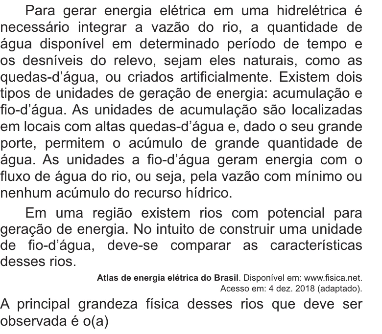 Enunciado original completo da questão 127 do ENEM 2021 - 2º Dia – Caderno 7 – Azul – Reaplicação/PPL/Segunda Oportunidade, página 11.