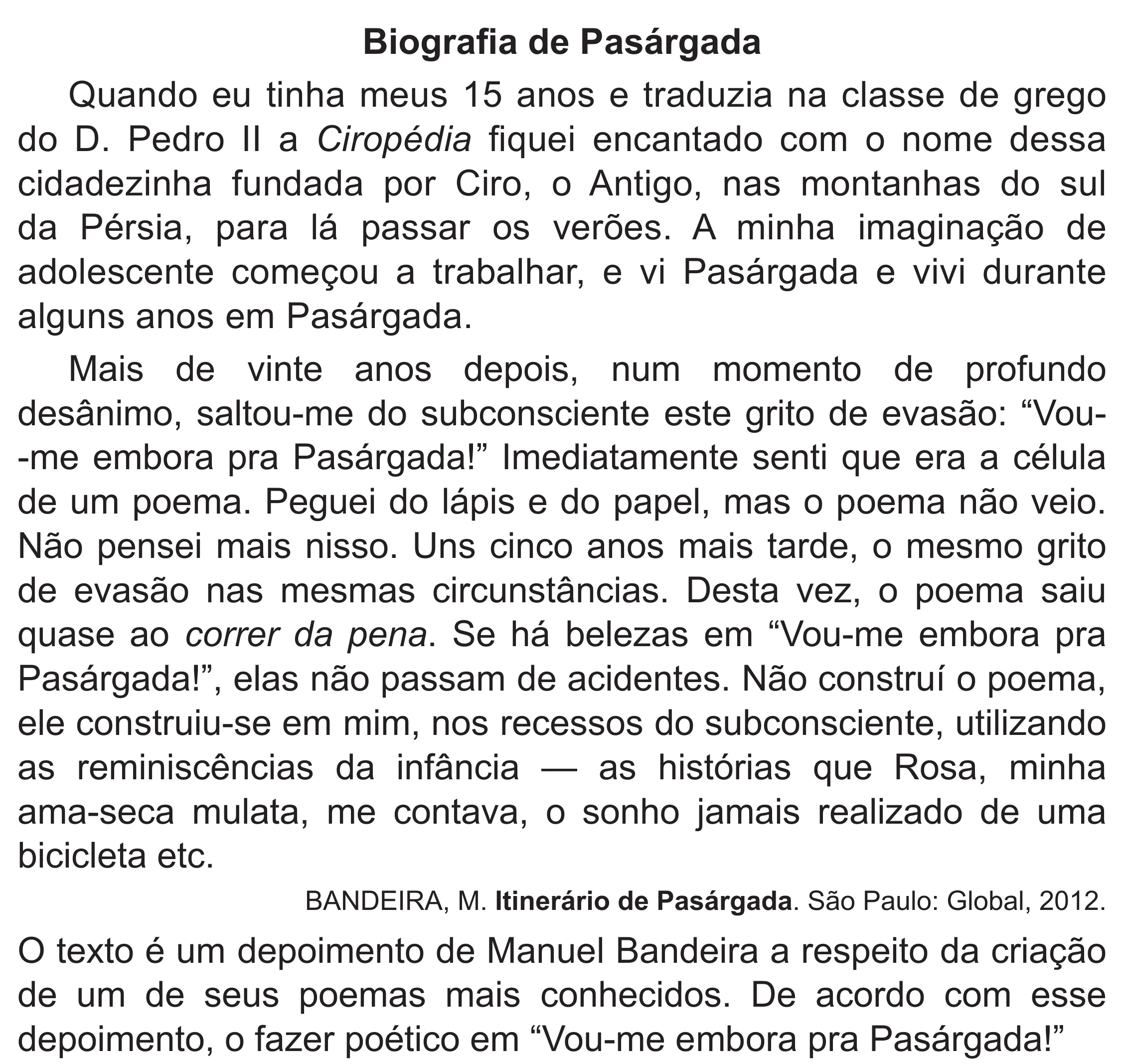 Enunciado original completo da questão 25 do ENEM 2019 - 1º Dia – Caderno 1 – Azul (Superampliada) – Reaplicação/PPL, página 29.