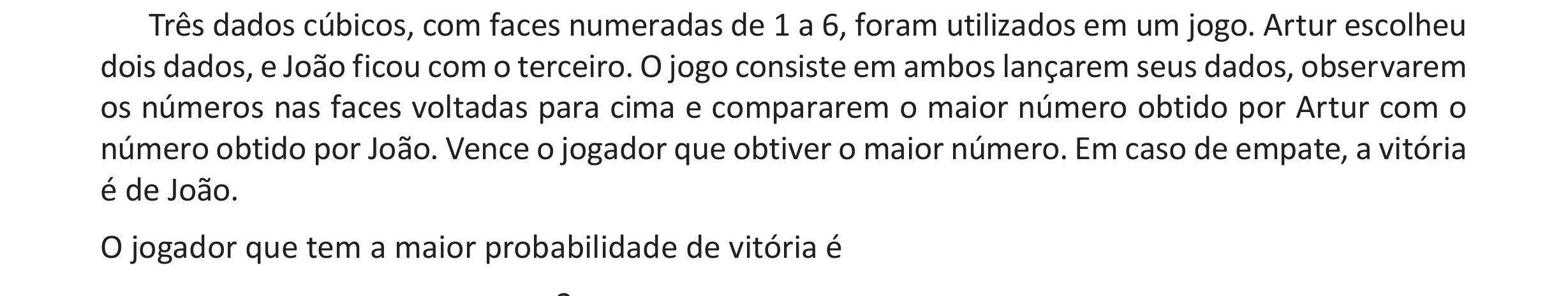 Enunciado original completo da questão 176 do ENEM 2025 - 2º Dia – Caderno 11 – Laranja (Braile e ledor) – Aplicação Regular - (Ampliada), página 59.