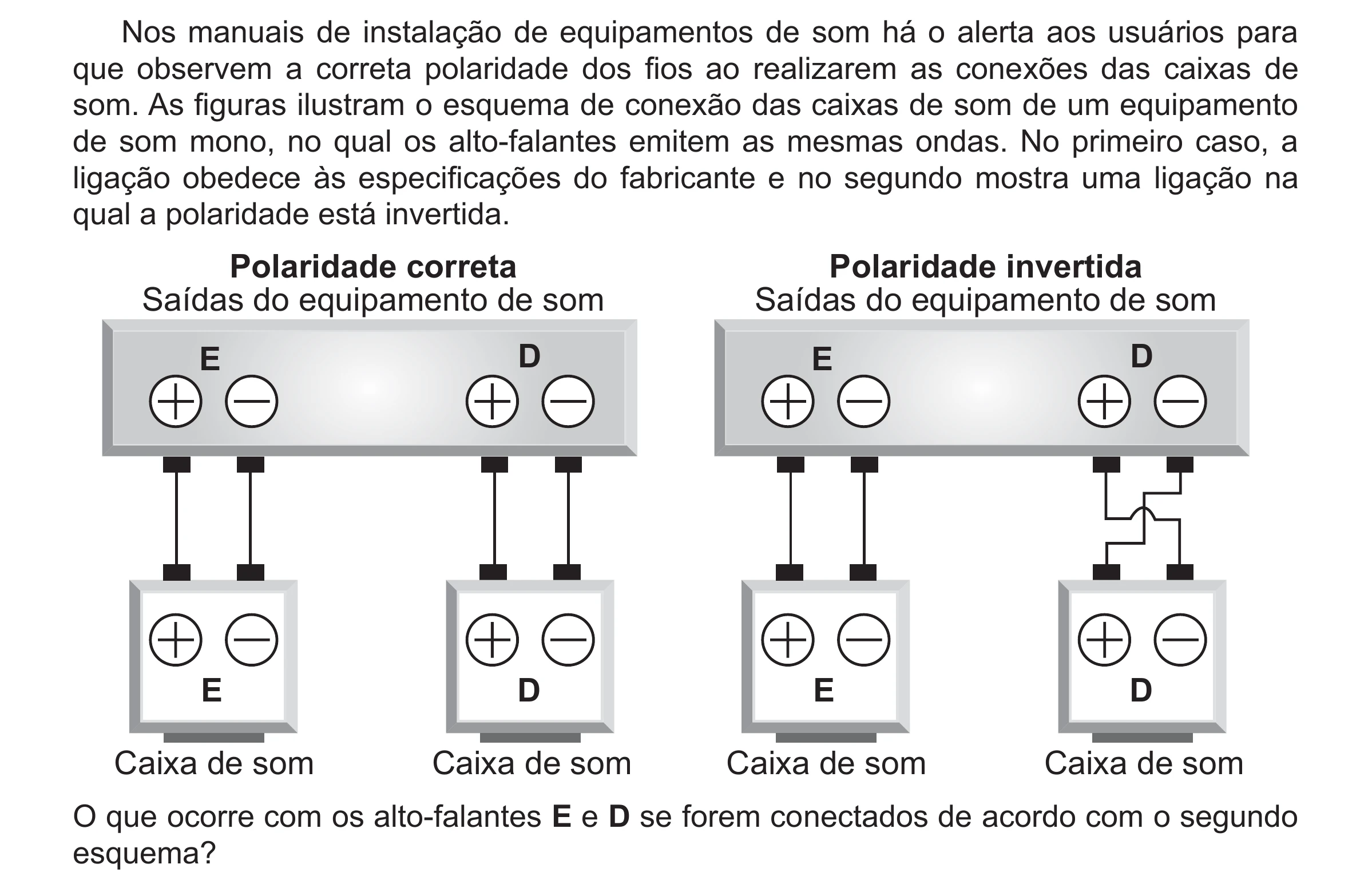 Enunciado original completo da questão 124 do ENEM 2018 - 2º Dia - Caderno 5 – Amarelo (Ampliada) – Aplicação regular, página 21.