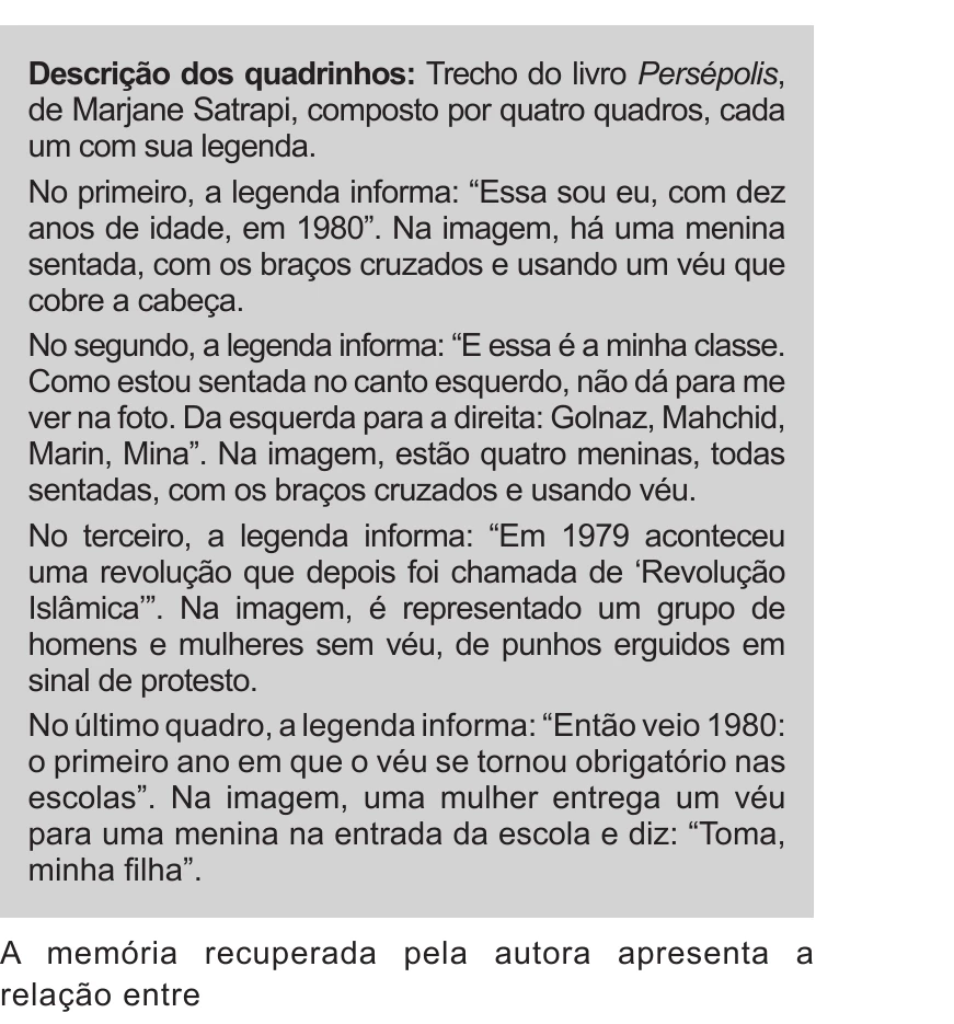 Enunciado original completo da questão 3 do ENEM 2016 - 1º Dia - Caderno 3 - Branco – Aplicação regular - Ledor, página 2.