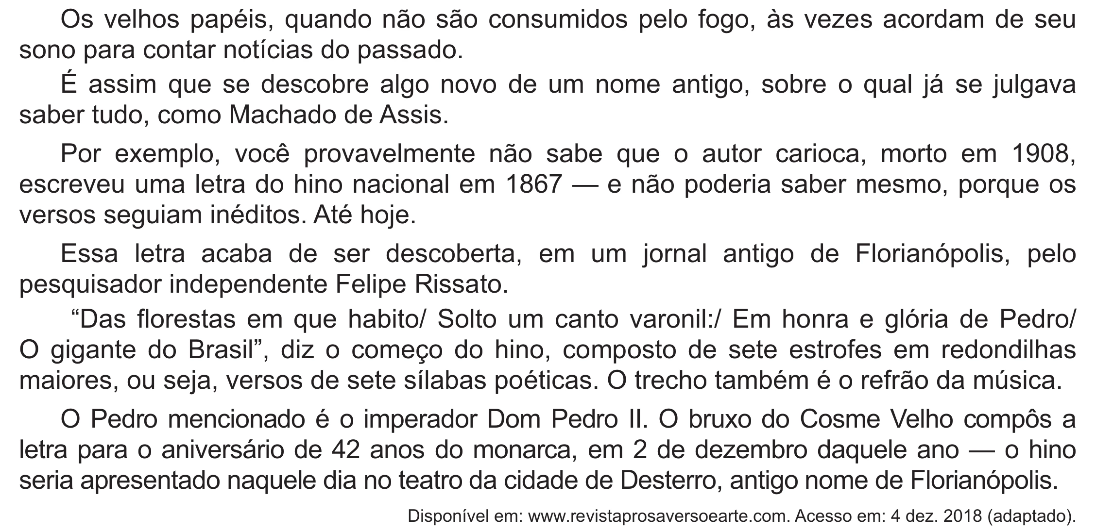 Enunciado original completo da questão 20 do ENEM 2021 - 1º Dia – Caderno 10 – Verde (Libras – Ampliada) – Aplicação Regular, página 18.