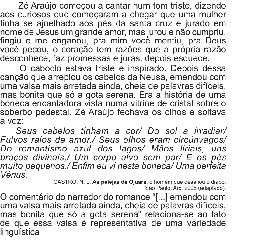 Enunciado original completo da questão 33 do ENEM 2017 - 1º Dia - Caderno 2 - Amarelo – Aplicação regular, página 14.