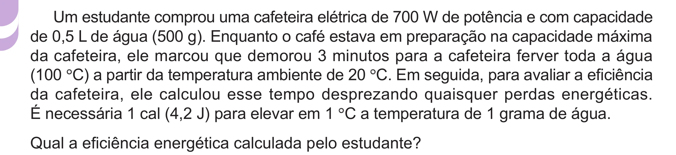 Enunciado original completo da questão 124 do ENEM 2024 - 2º Dia – Caderno 12 – Roxo (Libras) – Aplicação Regular - (Ampliada), página 22.