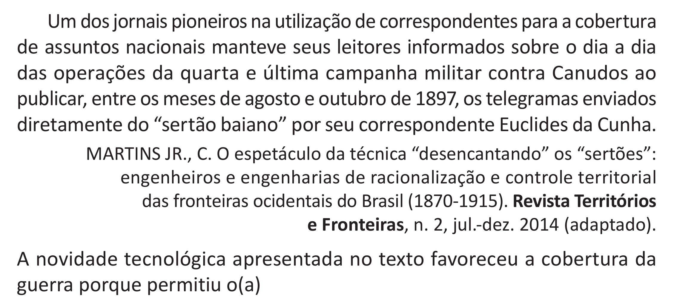 Enunciado original completo da questão 64 do ENEM 2025 - 1º Dia – Caderno 9 – Laranja (Braile e ledor) – Aplicação Regular - (Superampliada) - Belém, Ananindeua e Marituba, página 72.