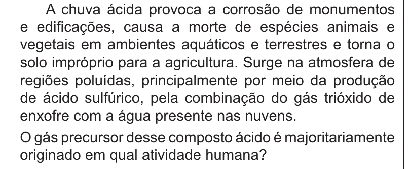 Enunciado original completo da questão 103 do ENEM 2021 - 2º Dia – Caderno 11 – Laranja (braile e ledor) – Aplicação Regular, página 5.