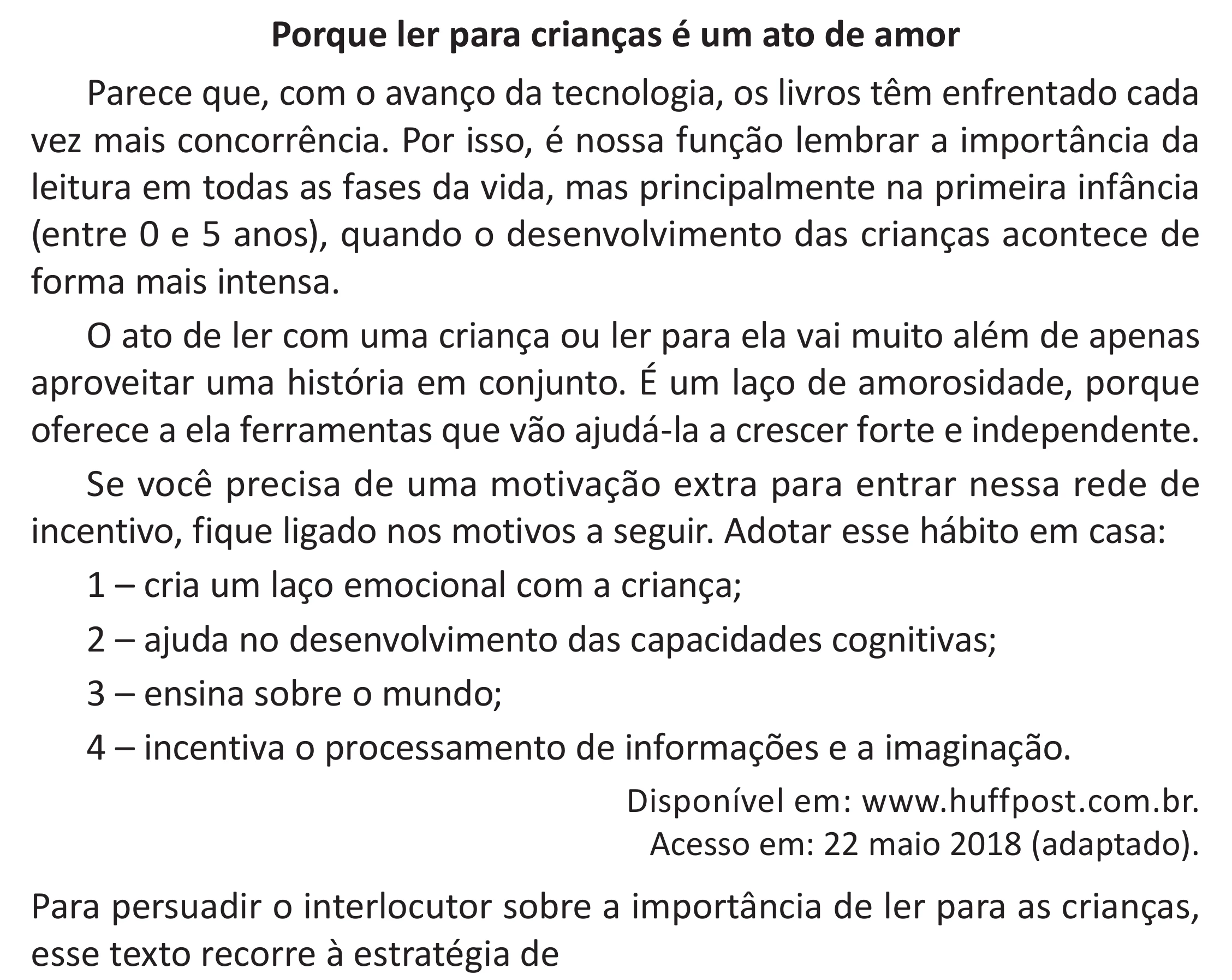 Enunciado original completo da questão 42 do ENEM 2025 - 1º Dia – Caderno 9 – Laranja (Braile e ledor) – Aplicação Regular - (Superampliada), página 48.