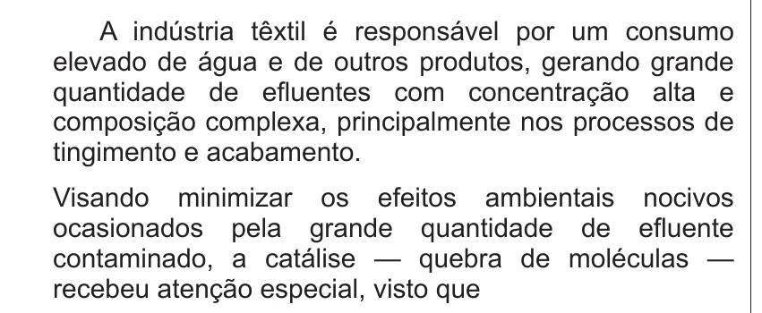 Enunciado original completo da questão 89 do ENEM 2014 - 1º Dia – Caderno 3 – Branco – Terceira aplicação, página 31.