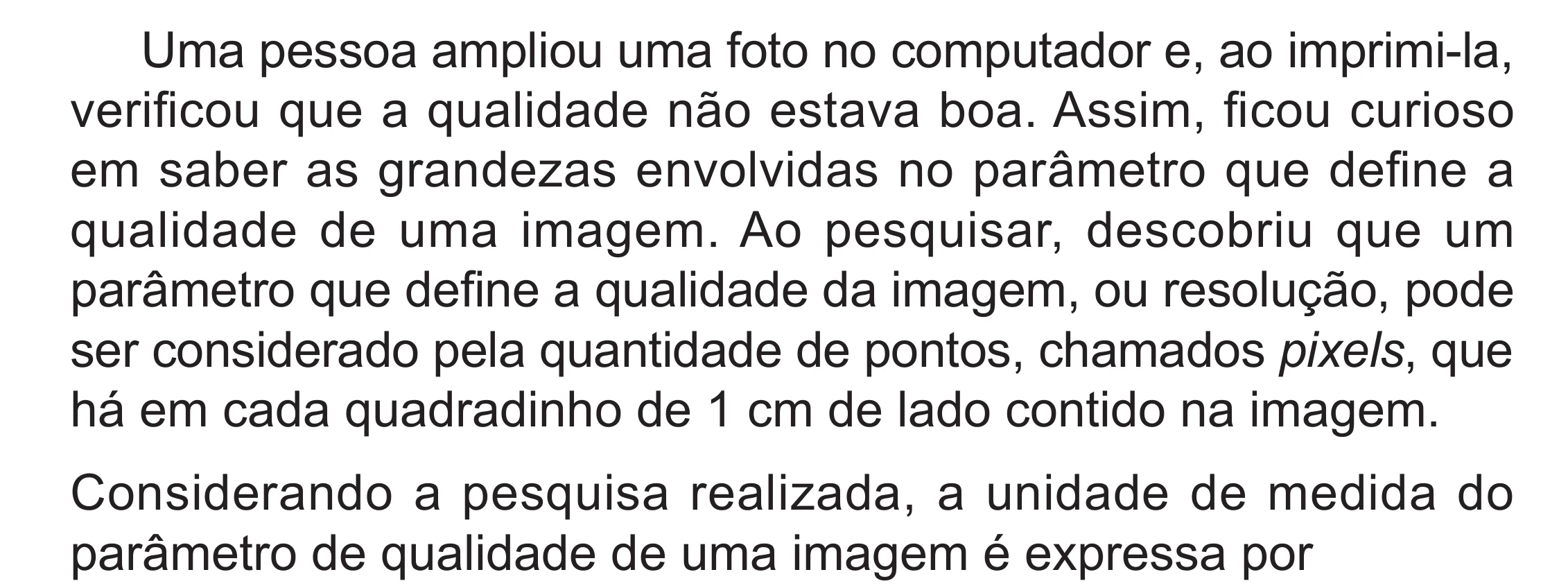 Enunciado original completo da questão 170 do ENEM 2024 - 2º Dia – Caderno 8 – Verde (Superampliada) – Reaplicação/PPL, página 84.