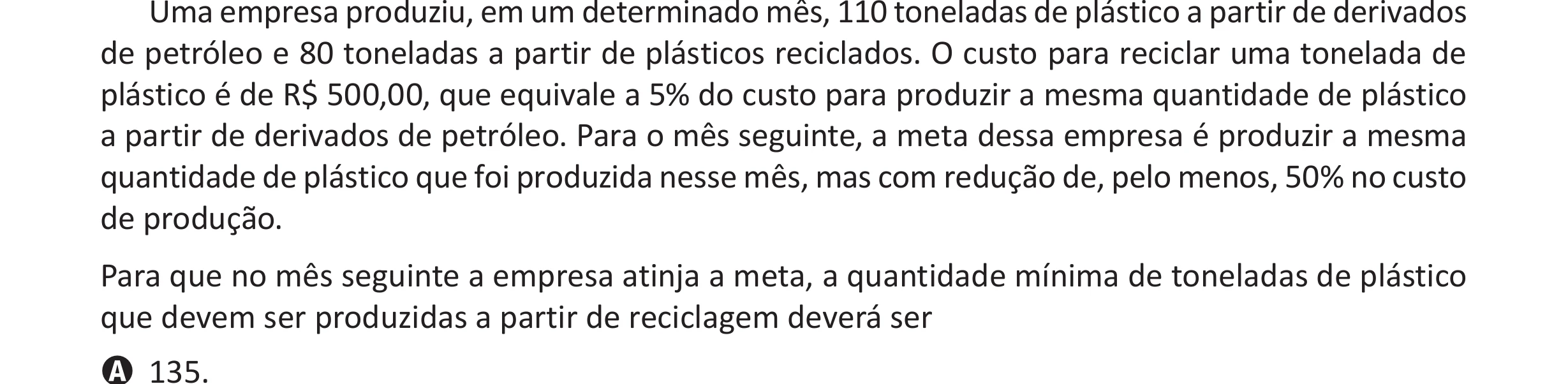 Enunciado original completo da questão 157 do ENEM 2025 - 2º Dia – Caderno 11 – Laranja (Braile e ledor) – Aplicação Regular - (Ampliada), página 48.