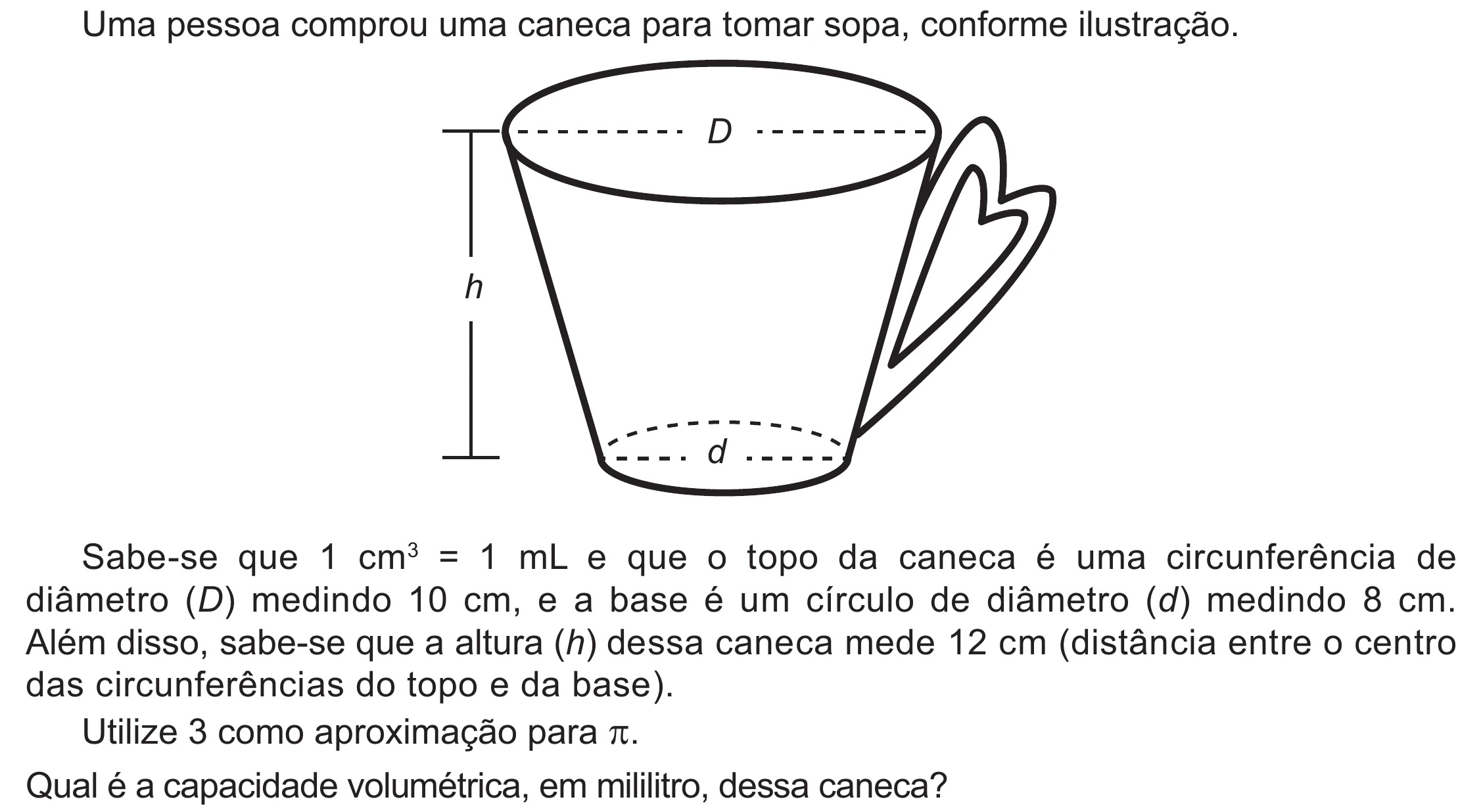Enunciado original completo da questão 147 do ENEM 2021 - 2º Dia – Caderno 5 – Amarelo (Ampliada) – Aplicação Regular, página 42.