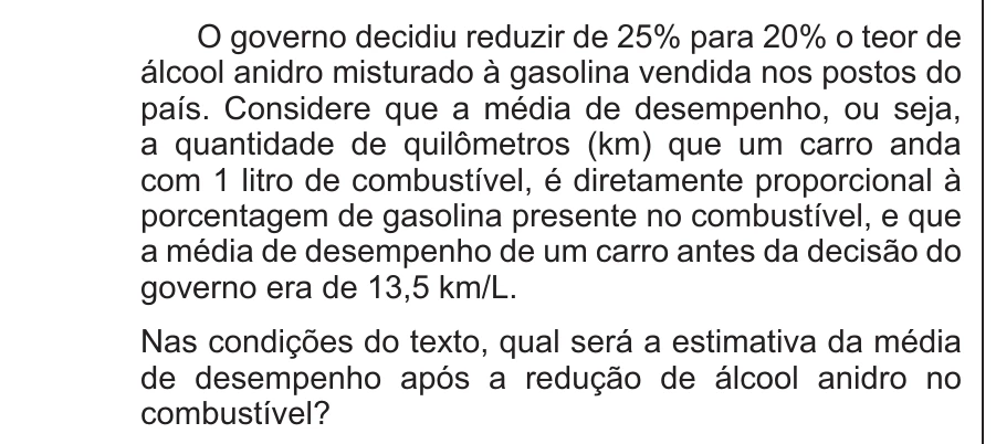 Enunciado original completo da questão 152 do ENEM 2017 - 2º Dia - Caderno 6 - Cinza – Reaplicação/PPL, página 21.