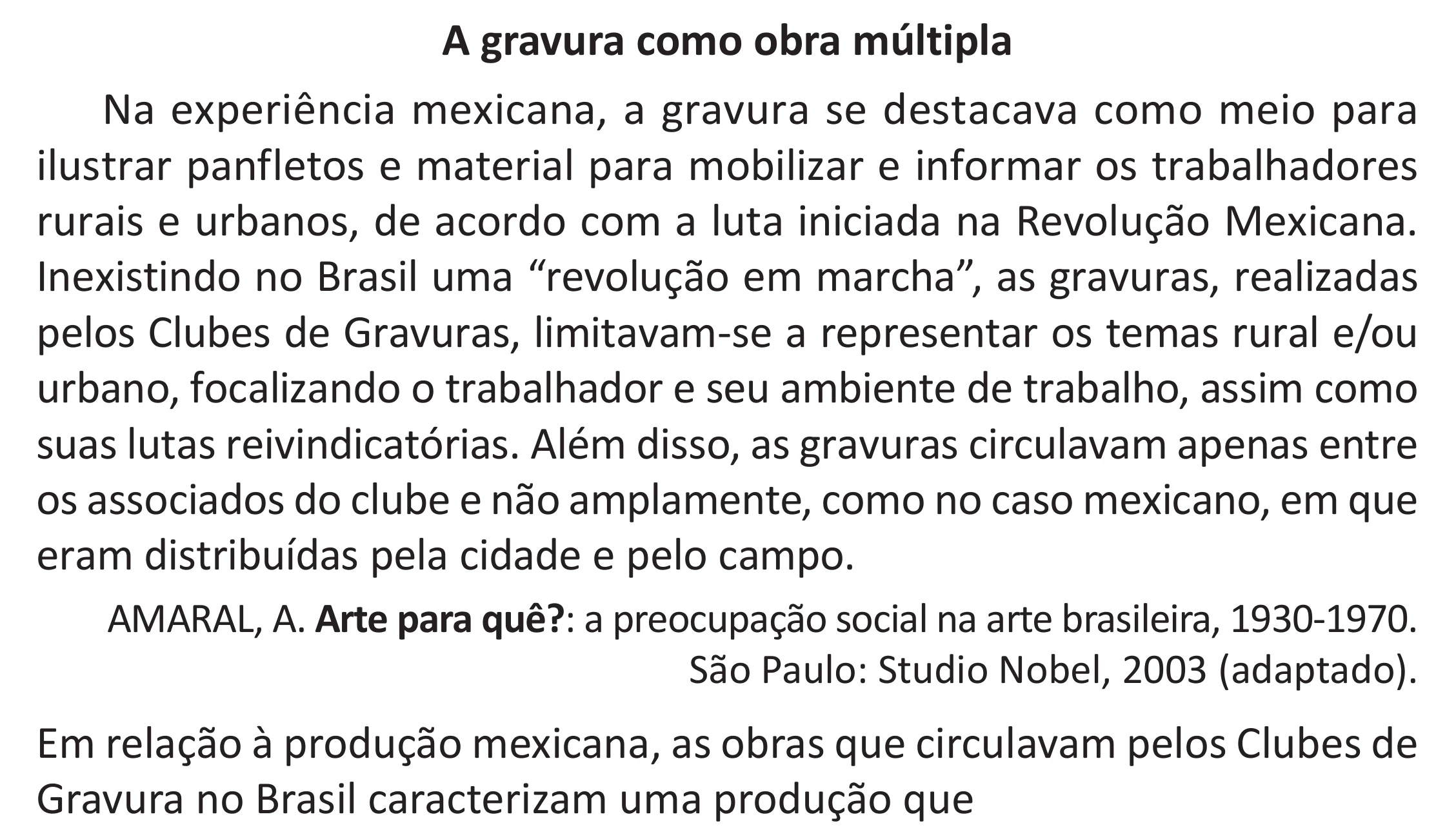 Enunciado original completo da questão 24 do ENEM 2025 - 1º Dia – Caderno 9 – Laranja (Braile e ledor) – Aplicação Regular - (Superampliada) - Belém, Ananindeua e Marituba, página 31.
