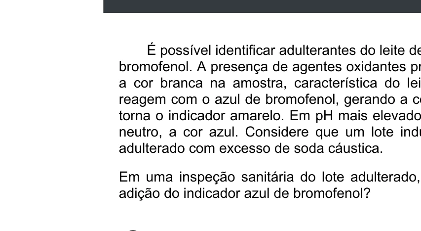 Enunciado original completo da questão 123 do ENEM 2020 - 2º Dia - Caderno 5 – Amarelo – Aplicação digital, página 38.