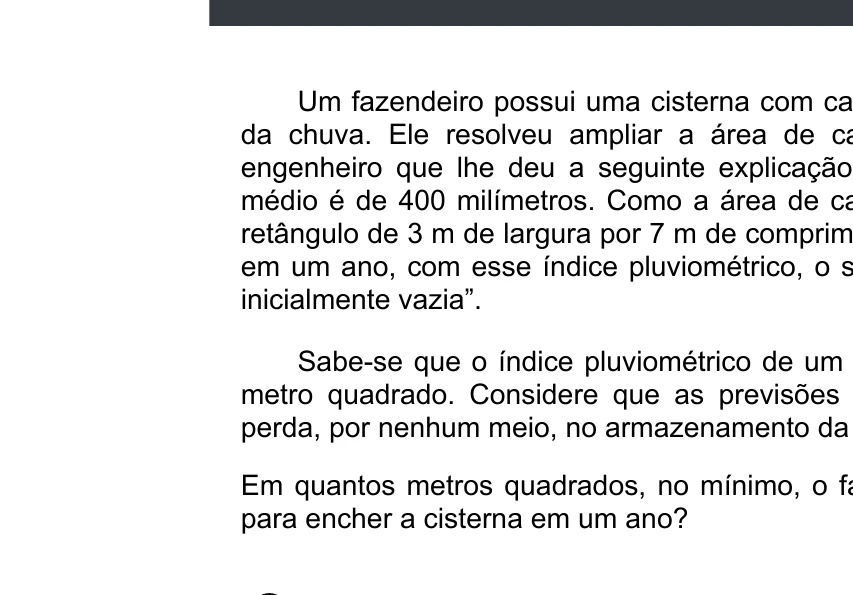 Enunciado original completo da questão 147 do ENEM 2020 - 2º Dia - Caderno 5 – Amarelo – Aplicação digital, página 62.
