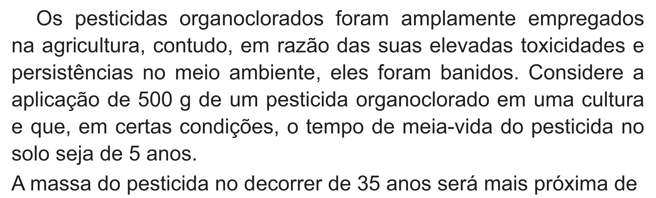 Enunciado original completo da questão 129 do ENEM 2021 - 2º Dia – Caderno 12 – Verde (Libras – Superampliada) – Aplicação Regular, página 37.