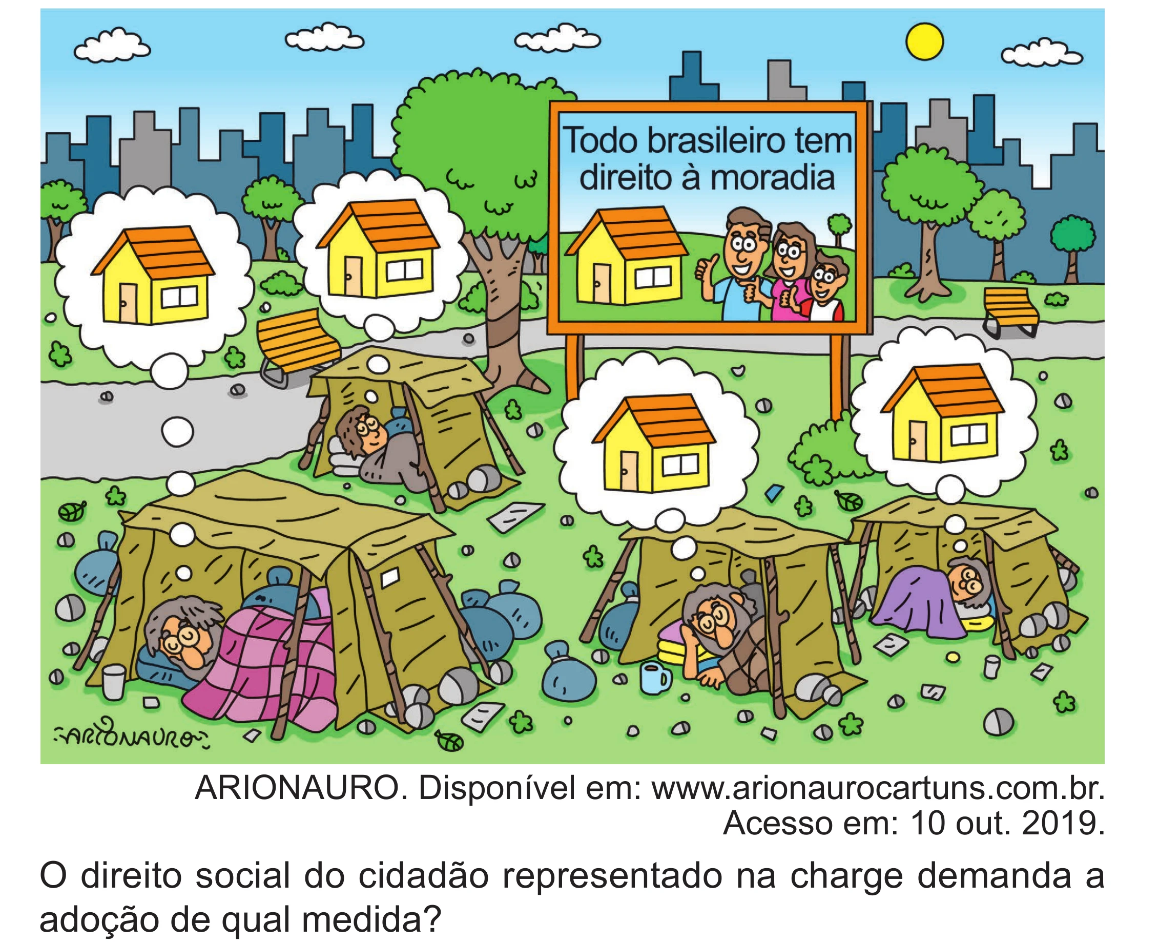 Enunciado original completo da questão 69 do ENEM 2024 - 1º Dia – Caderno 4 – Verde (Superampliada) – Reaplicação/PPL, página 75.