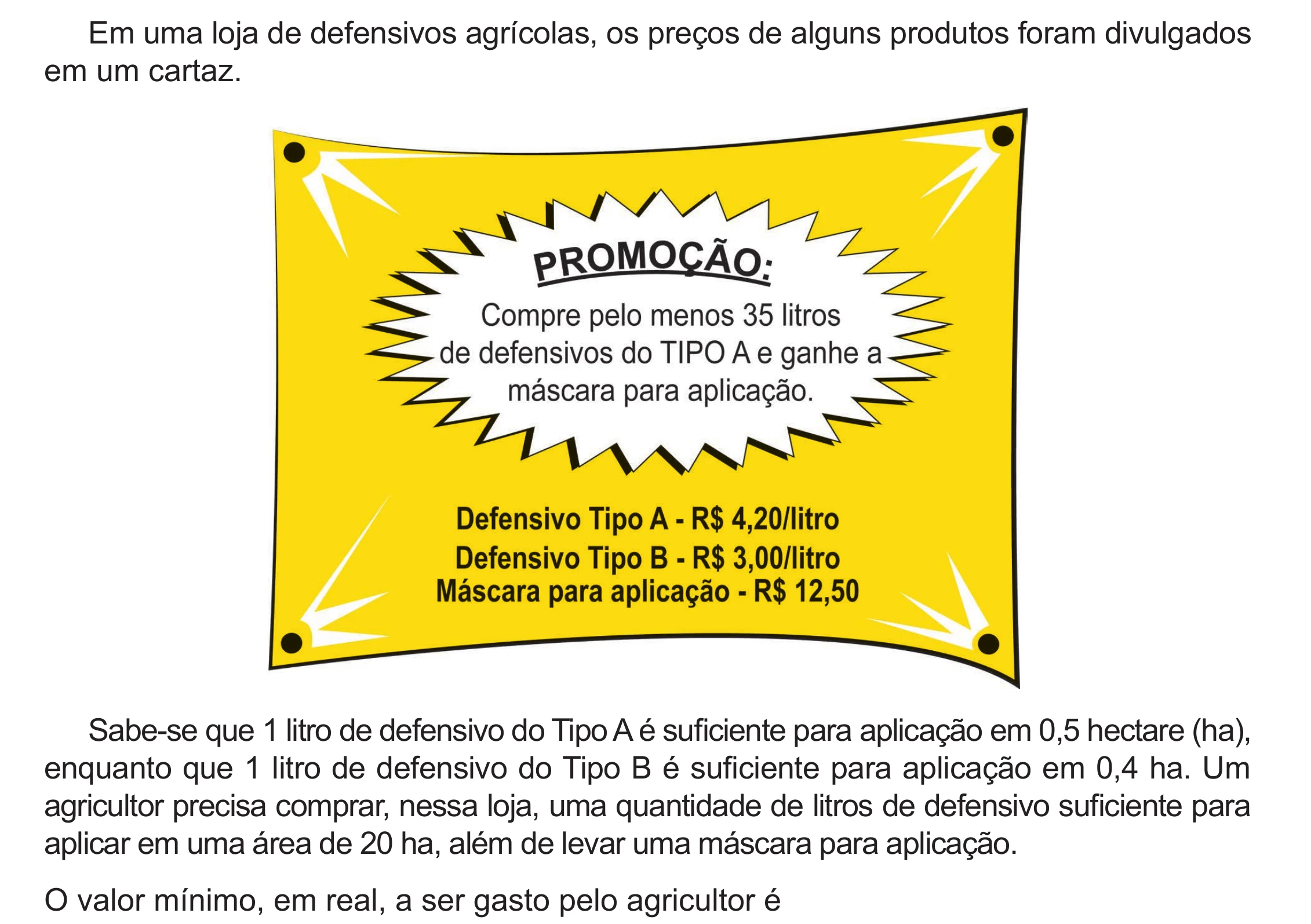 Enunciado original completo da questão 157 do ENEM 2024 - 2º Dia – Caderno 12 – Roxo (Libras) – Aplicação Regular - (Ampliada), página 45.