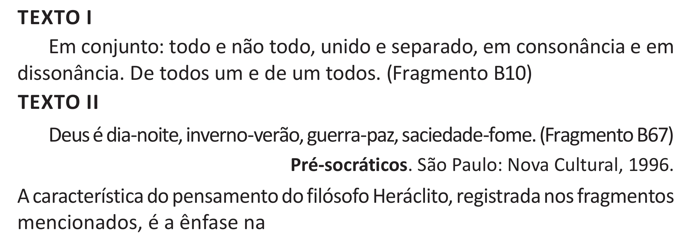 Enunciado original completo da questão 64 do ENEM 2025 - 1º Dia – Caderno 9 – Laranja (Braile e ledor) – Aplicação Regular - (Superampliada), página 72.