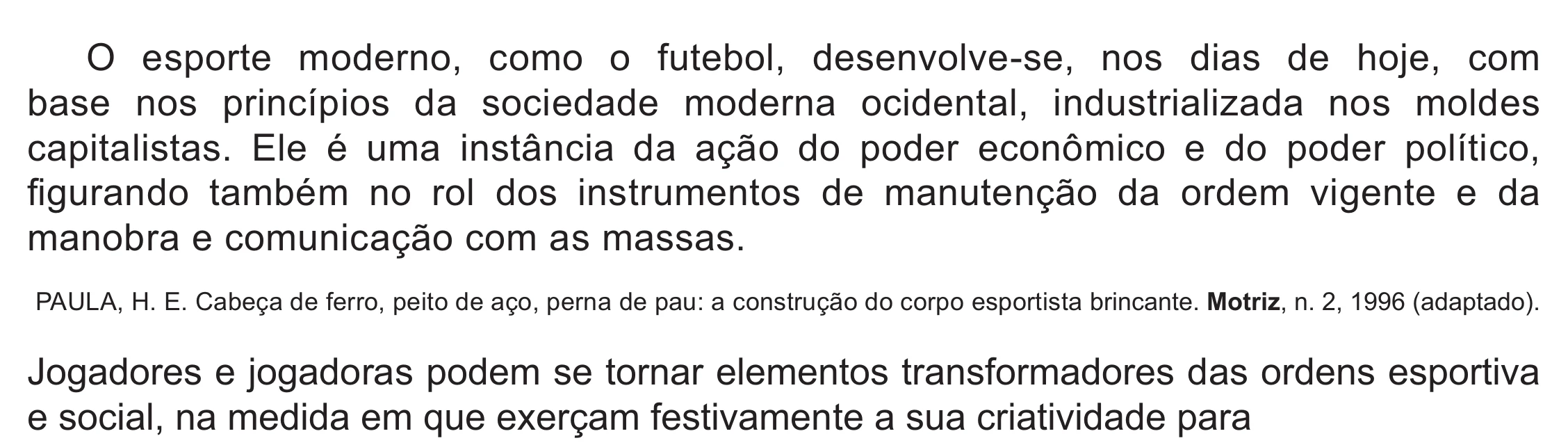 Enunciado original completo da questão 15 do ENEM 2021 - 1º Dia – Caderno 2 – Amarelo (Ampliada) – Reaplicação/PPL/Segunda Oportunidade, página 19.