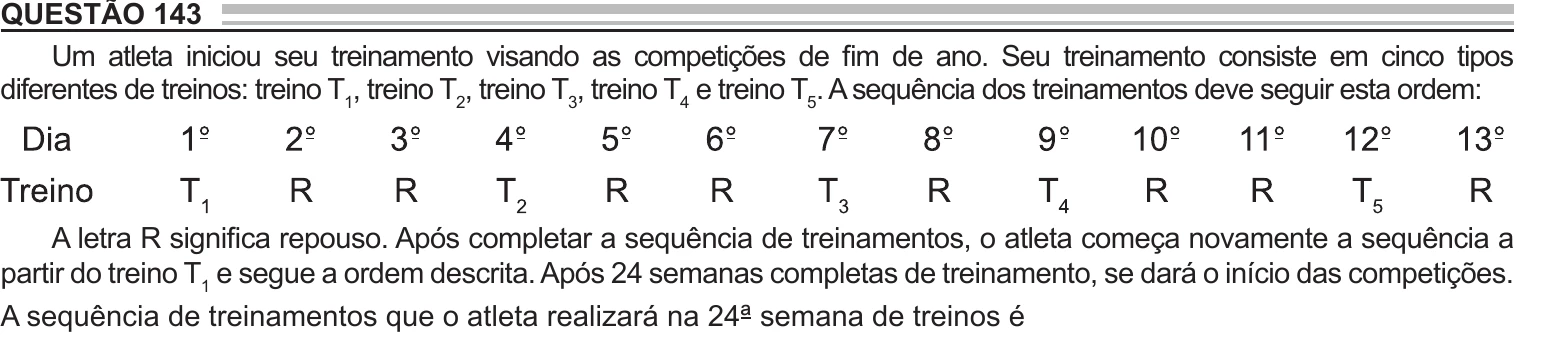 Enunciado original completo da questão 143 do ENEM 2022 - 2º Dia – Caderno 8 – Rosa – Aplicação Regular, página 19.