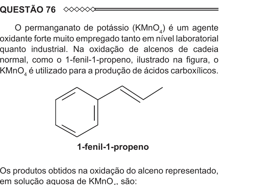 Enunciado original completo da questão 76 do ENEM 2015 - 1º Dia - Caderno 3 - Branco – Aplicação regular, página 26.