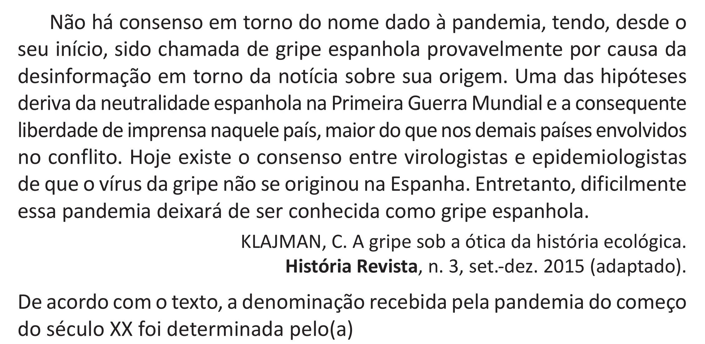 Enunciado original completo da questão 54 do ENEM 2025 - 1º Dia – Caderno 9 – Laranja (Braile e ledor) – Aplicação Regular - (Superampliada), página 63.