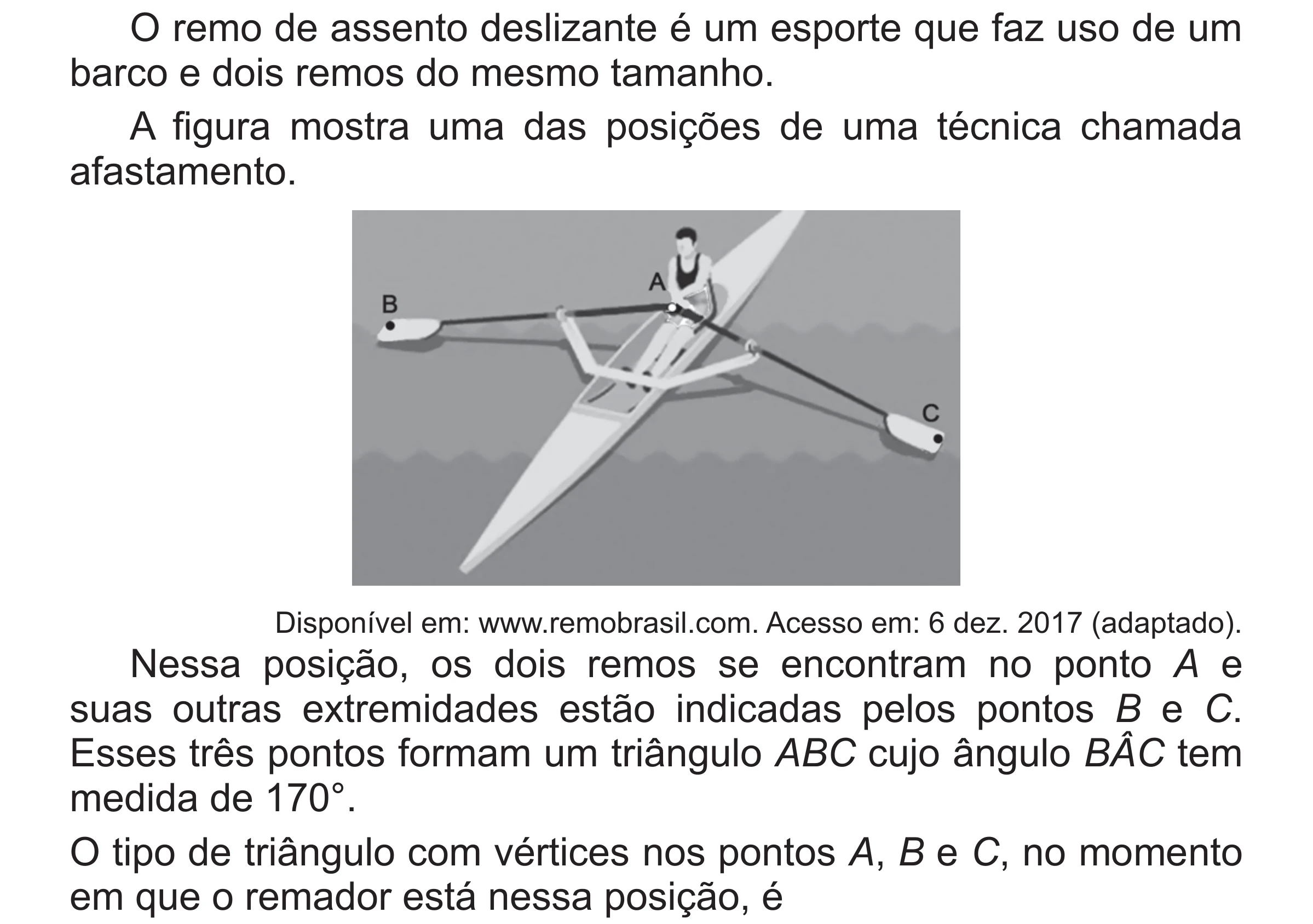 Enunciado original completo da questão 139 do ENEM 2018 - 2º Dia - Caderno 5 – Amarelo (Superampliada) – Aplicação regular, página 45.