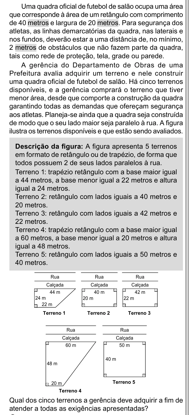Enunciado original completo da questão 161 do ENEM 2023 - 2º Dia – Caderno 11 – Laranja (braile e ledor) – Reaplicação/PPL, página 27.