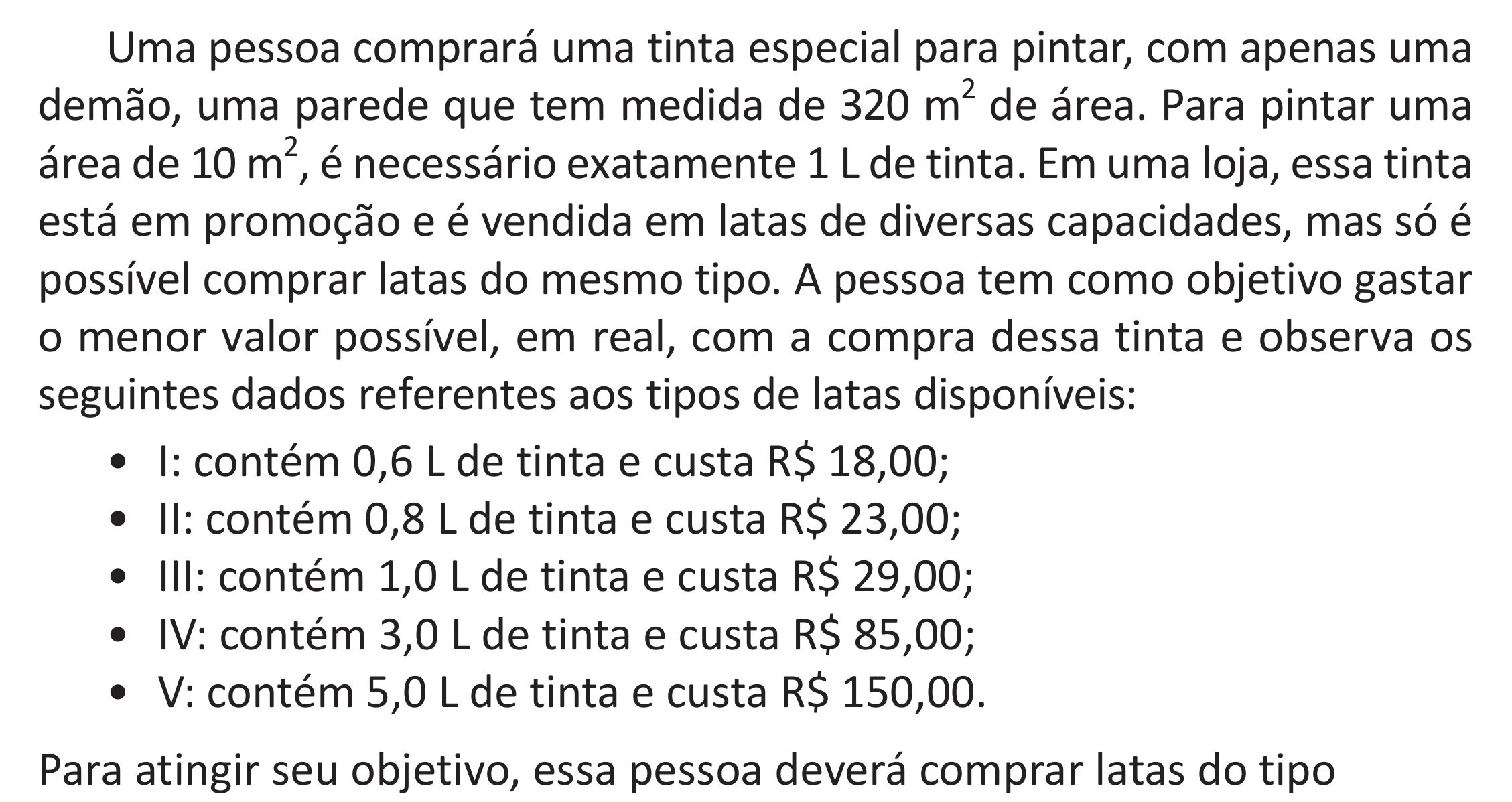 Enunciado original completo da questão 174 do ENEM 2025 - 2º Dia – Caderno 11 – Laranja (Braile e ledor) – Reaplicação - (Superampliada), página 89.