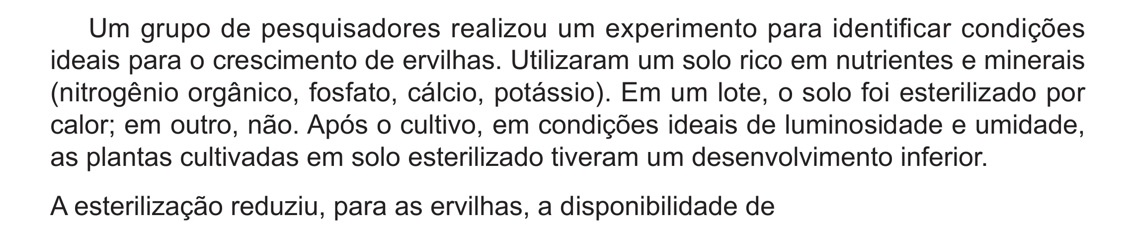 Enunciado original completo da questão 119 do ENEM 2024 - 2º Dia – Caderno 8 – Verde (Ampliada) – Reaplicação/PPL, página 18.