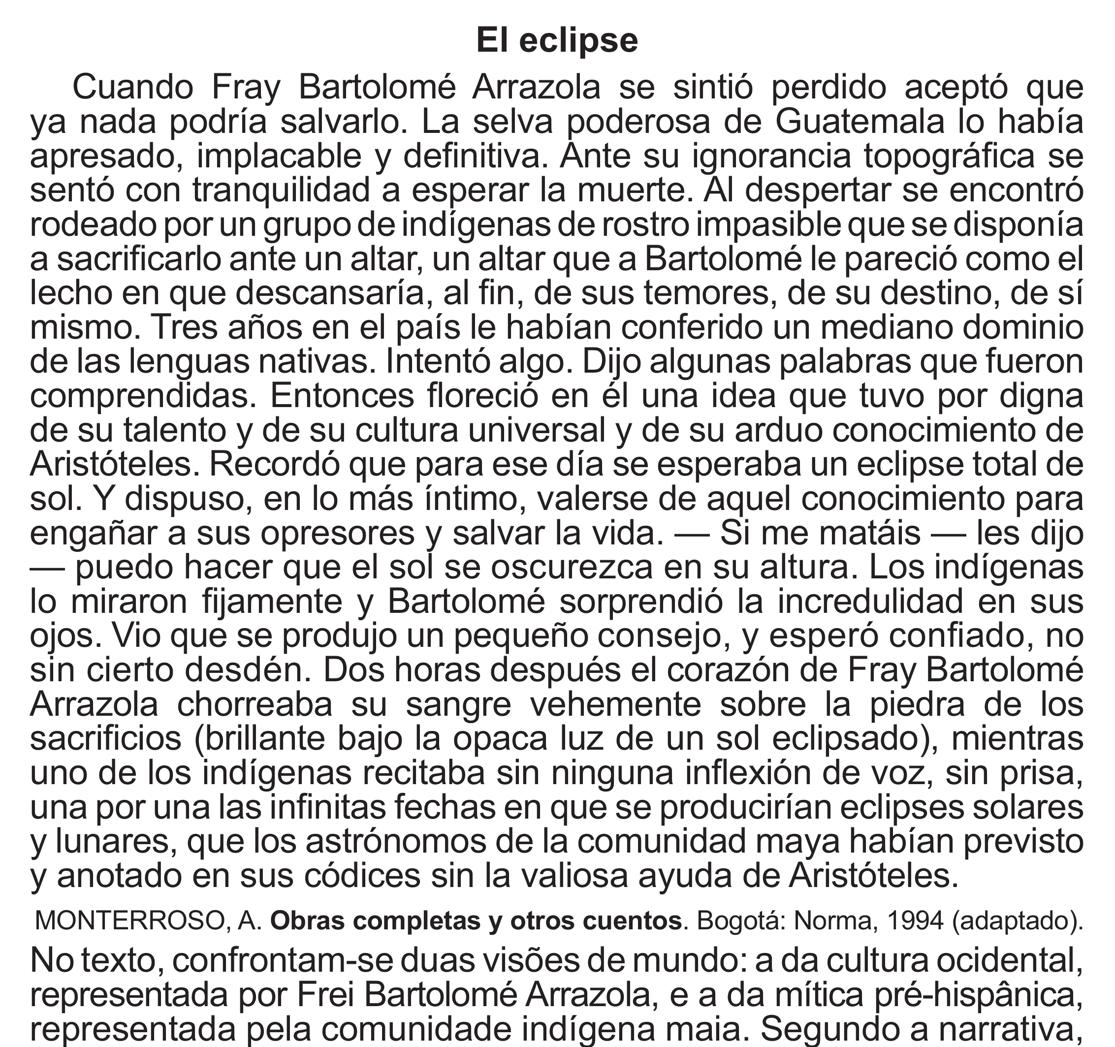 Enunciado original completo da questão 5 (espanhol) do ENEM 2017 - 1º Dia - Caderno 1 - Azul (Superampliada) – Aplicação regular, página 11.