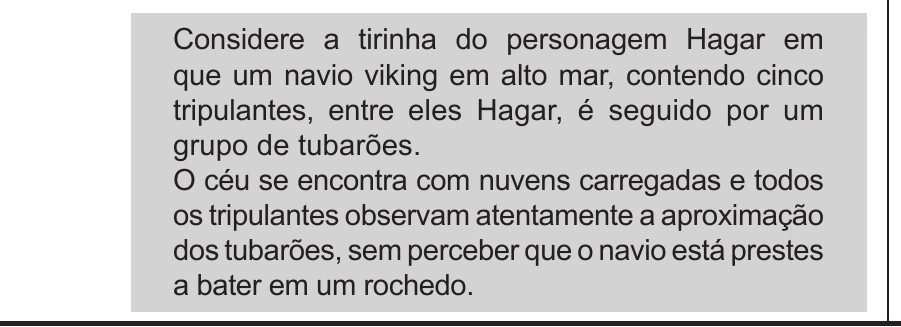 Enunciado original completo da questão 110 do ENEM 2012 - 2º Dia - Caderno 6 - Cinza – Ledor, página 11.