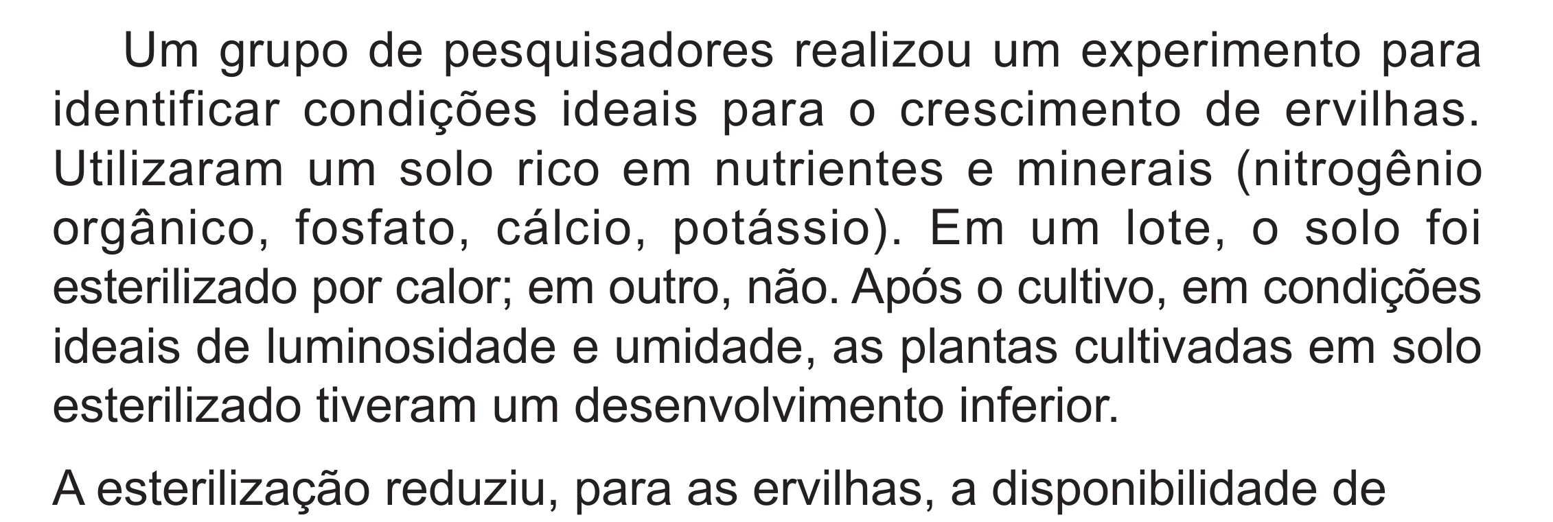 Enunciado original completo da questão 119 do ENEM 2024 - 2º Dia – Caderno 8 – Verde (Superampliada) – Reaplicação/PPL, página 29.