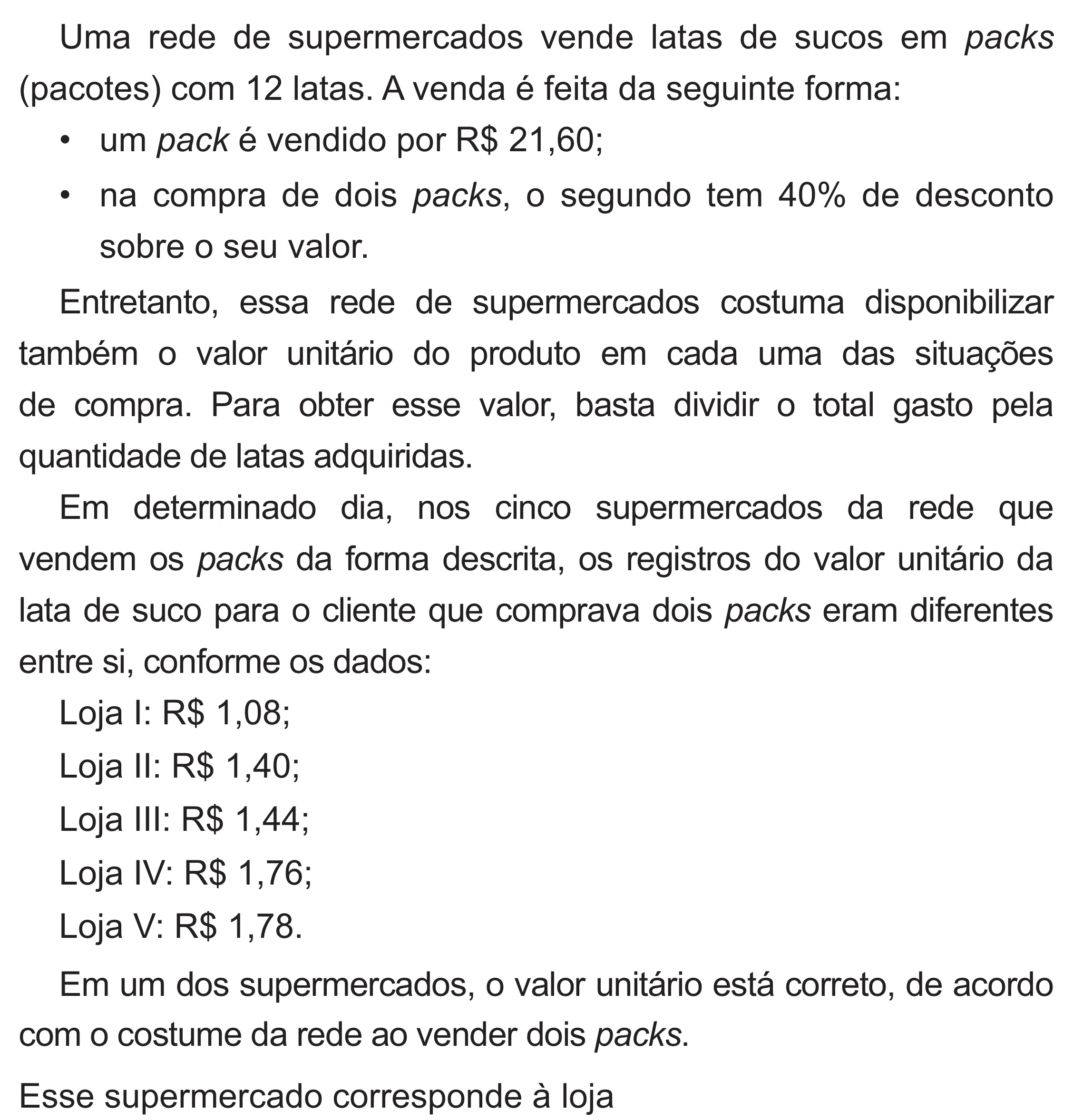 Enunciado original completo da questão 138 do ENEM 2021 - 2º Dia – Caderno 5 – Amarelo (Superampliada) – Reaplicação/PPL/Segunda Oportunidade, página 39.