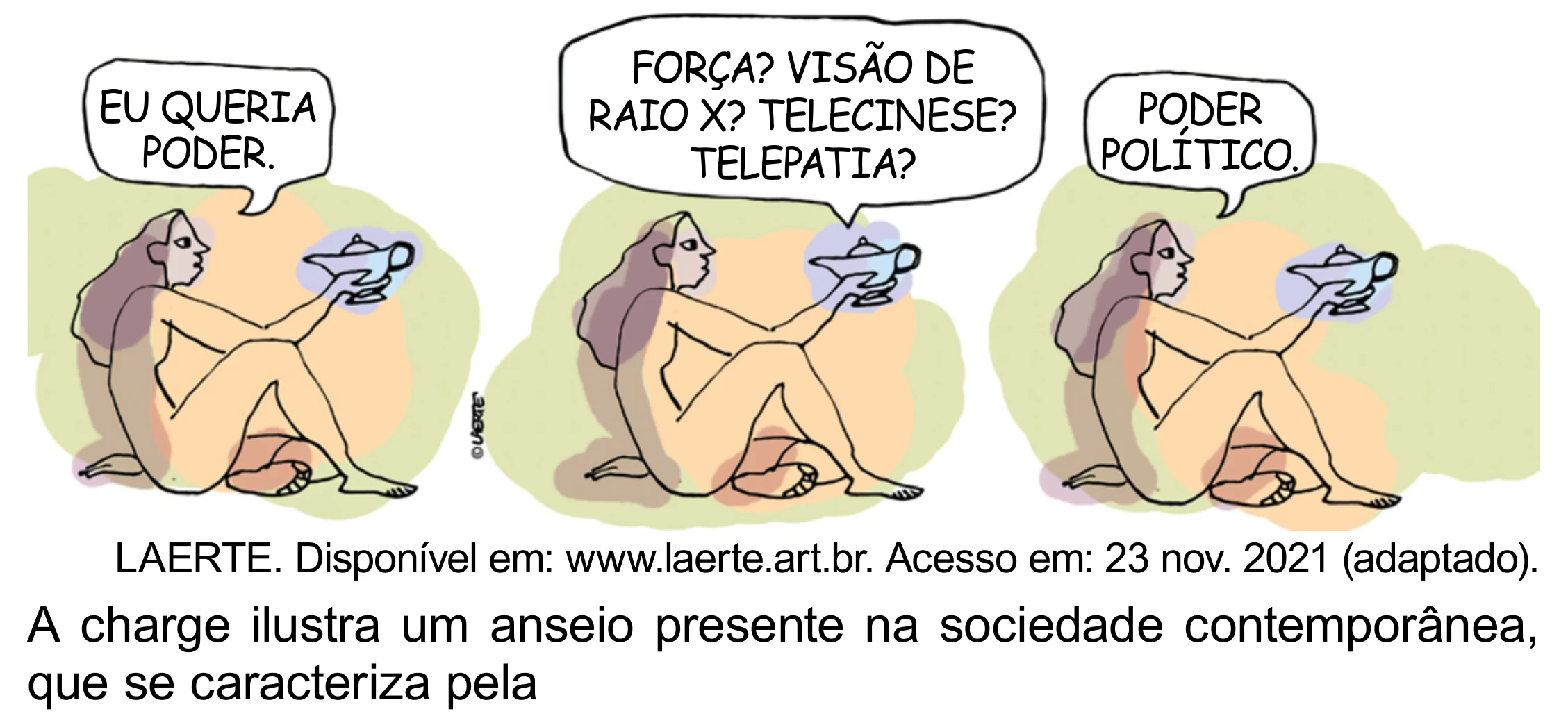 Enunciado original completo da questão 59 do ENEM 2023 - 1º Dia – Caderno 10 – Verde (Libras) – Aplicação Regular - (Superampliada), página 70.