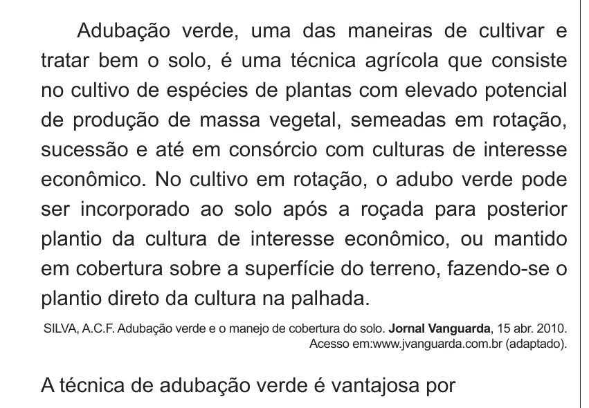 Enunciado original completo da questão 76 do ENEM 2014 - 1º Dia – Caderno 3 – Branco – Terceira aplicação, página 26.
