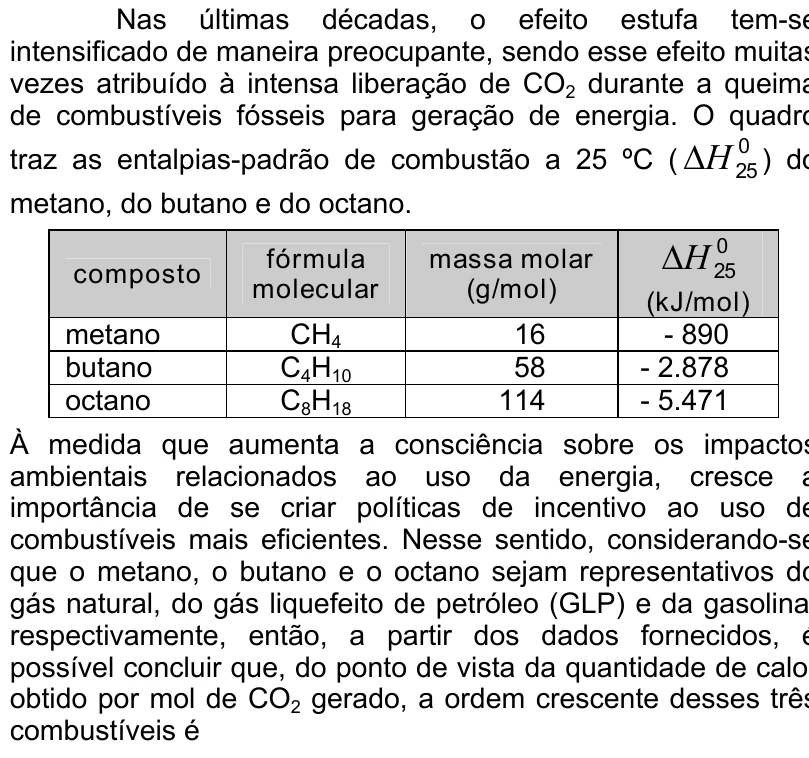 Enunciado original completo da questão 43 do ENEM 2009 - 1º Dia - Caderno 2 - Amarelo, página 16.