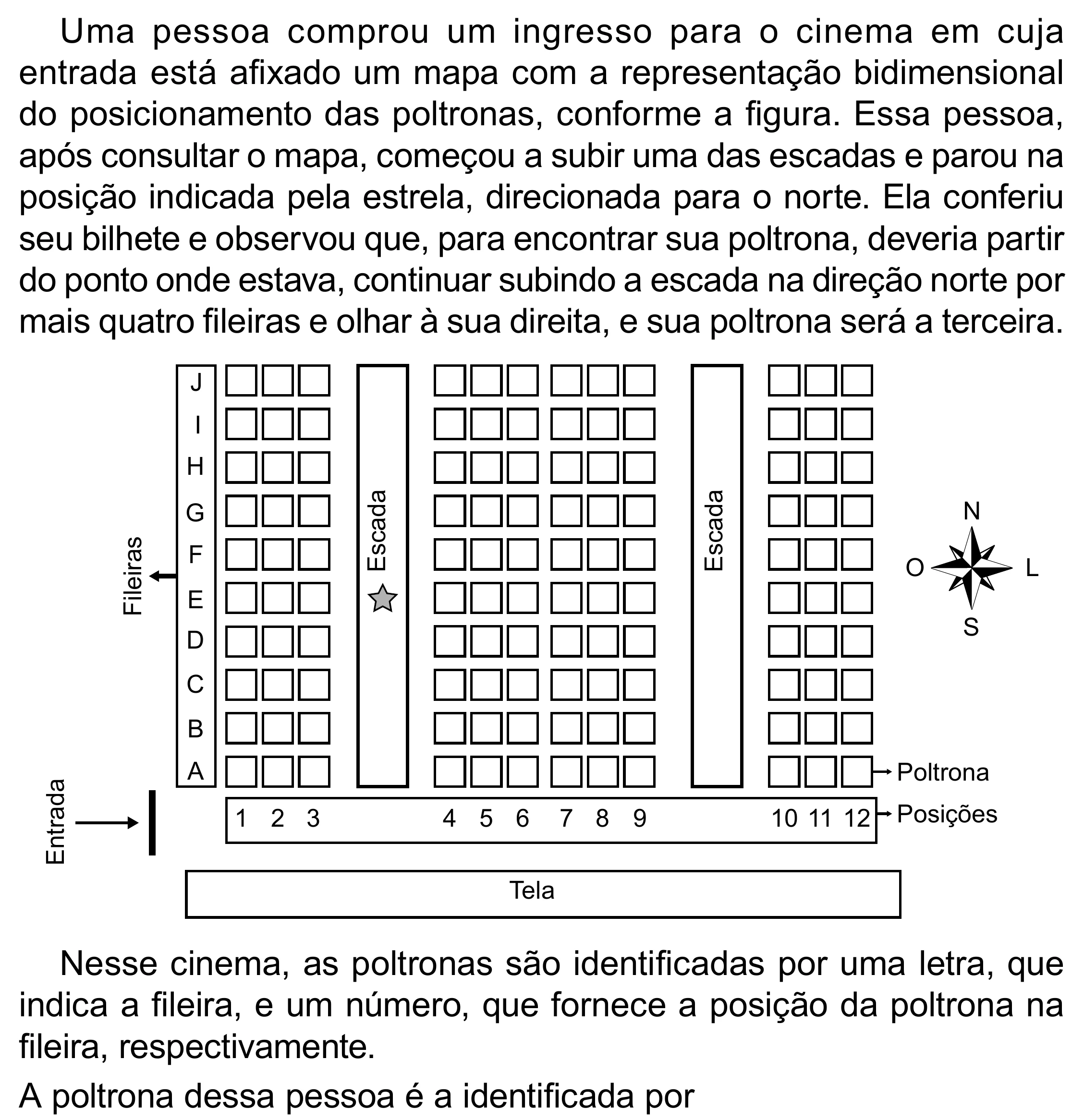 Enunciado original completo da questão 136 do ENEM 2023 - 2º Dia – Caderno 8 – Rosa – Aplicação Regular - (Superampliada), página 47.
