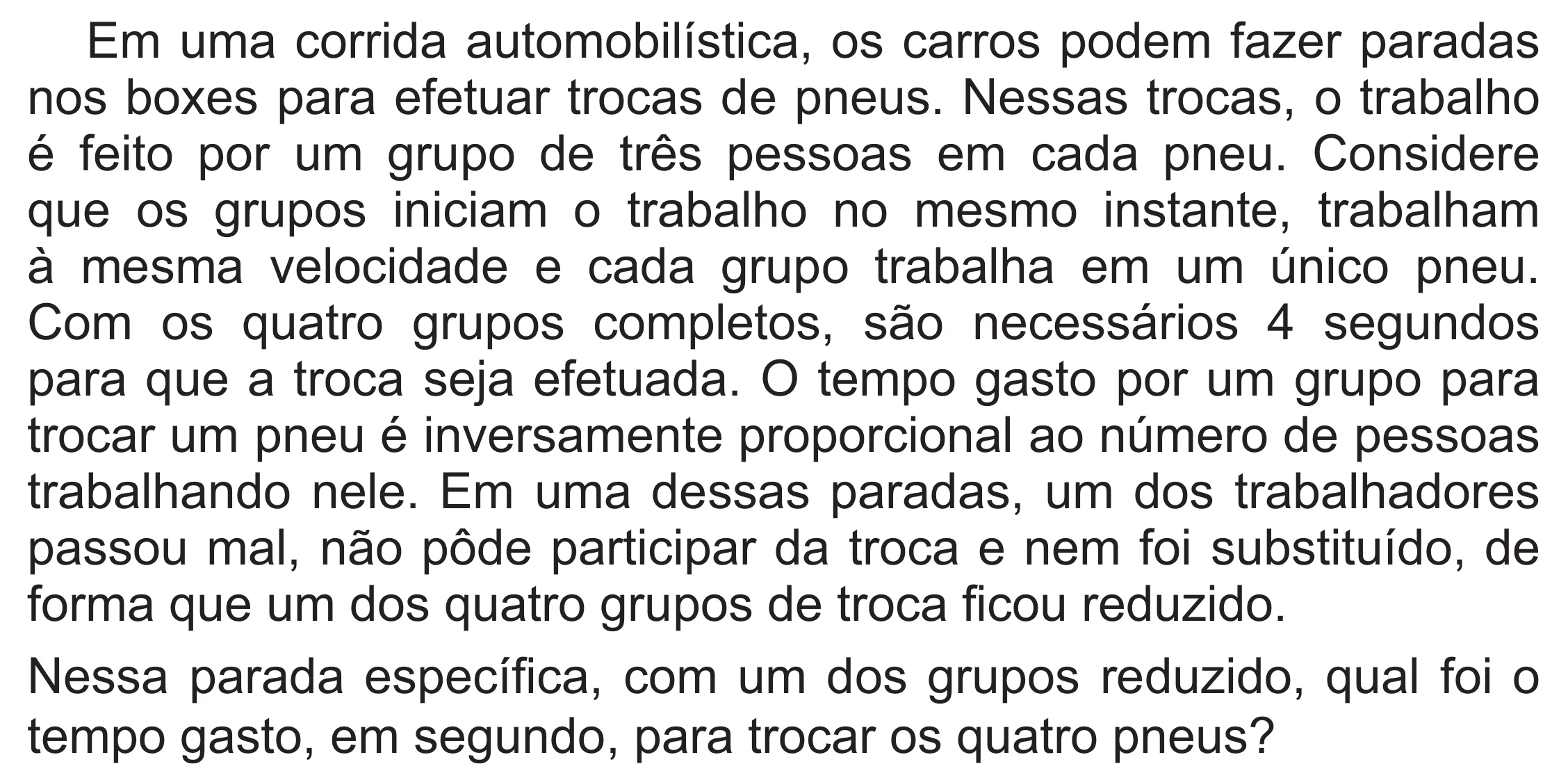 Enunciado original completo da questão 158 do ENEM 2021 - 2º Dia – Caderno 12 – Verde (Libras – Superampliada) – Aplicação Regular, página 62.