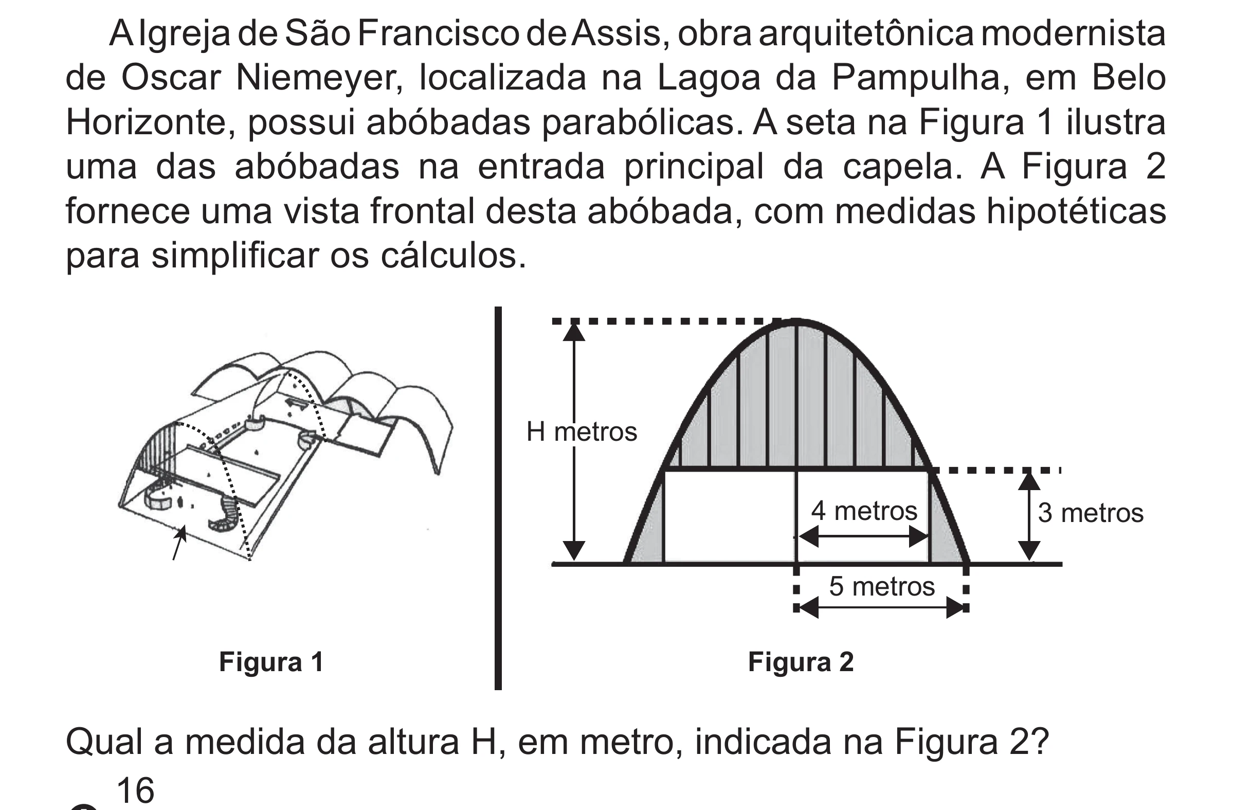 Enunciado original completo da questão 176 do ENEM 2017 - 2º Dia - Caderno 5 – Amarelo (Superampliada) – Aplicação regular, página 75.